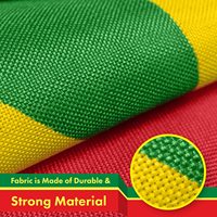 Vente en gros 3x5ft 100D Polyester résistant aux UV Drapeau extérieur République sénégalaise Sénégal Équipe nationale masculine de football
