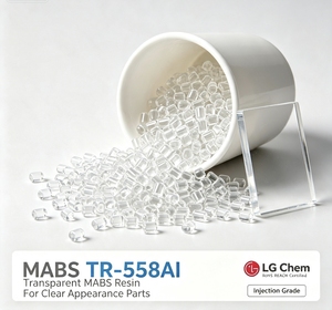 Granulés ABS transparents vierges TR-558AI LG MABS TR558AI, bonne rigidité, matière première plastique transparente pour jouets et appareils ménagers - Product Image 3