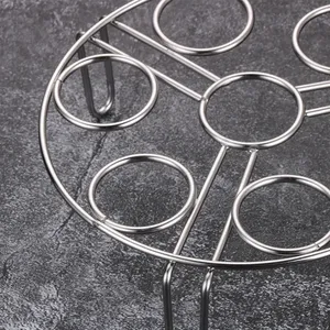 Stainless Steel <b>Egg</b> Steamer Household Boiled <b>Egg</b> Tray Kitchen Utensils Three-legged Waterproof Steaming Rack <b>Egg</b> <b>Storage</b> Rack - Product Image 5