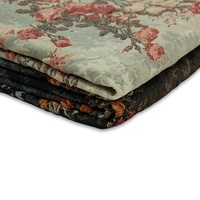 Jindain Marque Personnalisation Élégant 100% Polyester Tissu Textile Maison Tissu Jacquard Marocain Canapé Ensemble Designs Canapé Tissu