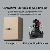Support de caméra universel en alliage d'aluminium pour vélo, nouveau design personnalisé, fixation sur guidon pour trépied avec vis 1/4 "-20