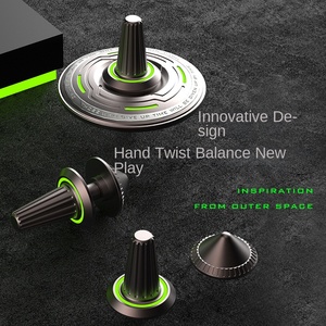 Tiebro Super Long Luminous Fidget Spinner Interfinger Decompression Artifact Toy Excellent Jue Gyro Fingertip Alloy Metal 14+ - Product Image 3