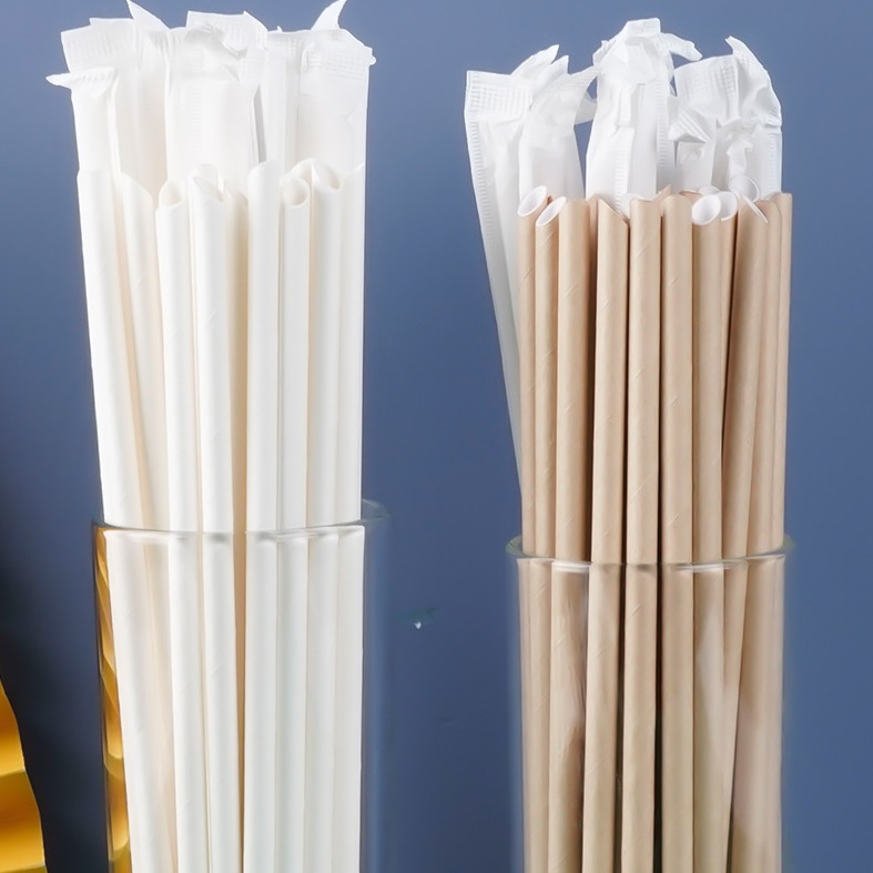 Esun Manufacture 6-12mm PLA Bubble Tea Drinking Paper Straws