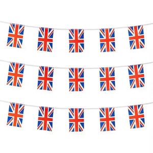 Wholesale Small Mini <b>Flag</b> Pennant Britain Custom Country Banner Decorations UK String Bunting <b>Flags</b> - Product Image 2