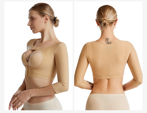 Prenda de Liposucción Tridimensional Elástica con Abertura en el <span class=keywords><strong>Pecho</strong></span>, Faja Moldeadora Postoperatoria para Mujer - Product Image 2