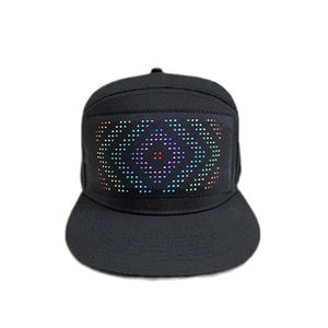 Casquette à écran LED avec message lumineux, charge USB, contrôle par application, écran LED, Gorras Snapback, programmable par application, promotion, chapeau à message LED - Product Image 1