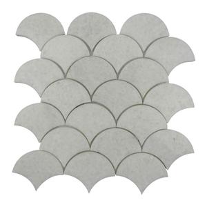 Mosaïque de carreaux en marbre onyx jaune miel <span class=keywords><strong>KB</strong></span> STONE, motif écailles de poisson, pour fond d'intérieur moderne d'hôtel - Product Image 4
