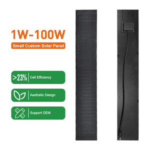 Paneles <span class=keywords><strong>Solares</strong></span> Flexibles Monocristalinos de 10w 20w, Panel Solar Estrecho <span class=keywords><strong>para</strong></span> Cercas, Pérgolas, Personalizado 12V 18v, Paneles <span class=keywords><strong>Solares</strong></span> - Product Image 1
