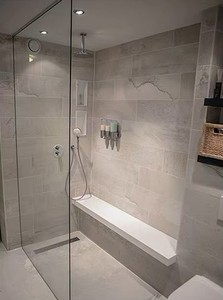 Banc <span class=keywords><strong>de</strong></span> <span class=keywords><strong>douche</strong></span> robuste XPS avec maille en fibre <span class=keywords><strong>de</strong></span> verre et ciment polymère Durable Core XPS Boards Product Shower Bench - Product Image 4