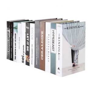 Wholesale decoration fake designer books for decor books Faux Books Boxes for Decorating