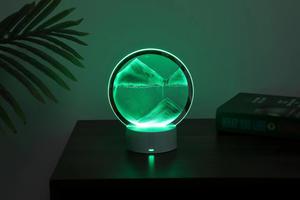 Hot bán đồng hồ cát RGB LED bảng đèn Di chuyển <span class=keywords><strong>3D</strong></span> cát nghệ thuật đèn QuickSand sơn bảng đèn phòng trang trí nội thất ánh sáng - Product Image 4