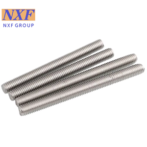 NXF UNS N08904 Grade 904L Grade 4.<span class=keywords><strong>8</strong></span>-HB269-321 <span class=keywords><strong>Diamètre</strong></span> Fixations Surface Acier noir Tiges entièrement filetées - Product Image 1