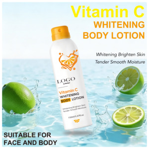 Loción Corporal con Vitamina C y Logotipo Personalizado, Blanqueadora, Iluminadora, Hidratante, Suavizante para Piel Delicada del Rostro y Cuerpo, 150 ml, Venta al Por Mayor - Product Image 2