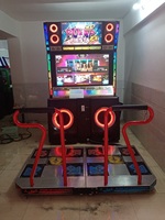 Machine de danse d'arcade Pump It Up 2011 Fiesta EX à pièces, machine de jeu de danse PIU, borne à vendre