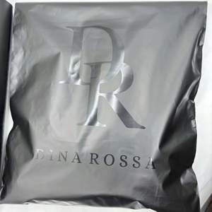 Custom LOGO <b>Recycle</b> Clothes Shipping Package Poly Shipping Mailer Polymailer <b>Bag</b> Matte Black Mailing <b>Bags</b> for Packaging - Product Image 6