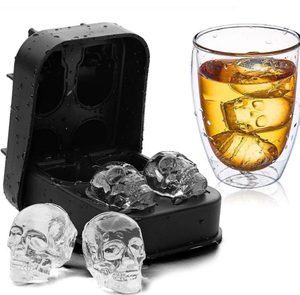 Molde de silicona con forma de esqueleto humano para bebidas, C-0264 de hielo con entramado 3D personalizado - Product Image 2