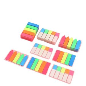 Colored Writable <b>Book</b> Tabs for Notebooks Files and Documents Clear Sticky <b>Notes</b> with Anti-Tear Material - Product Image 2