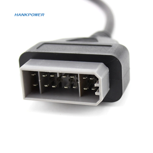 Adaptateur de connecteur OBDII OBD2 16 broches <span class=keywords><strong>OBD</strong></span> 2 à 14 broches 14 broches Câble de diagnostic pour <span class=keywords><strong>Nissan</strong></span> - Product Image 2