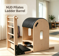 MJD Coaching Studio : Baril d'escalade Pilates sur mesure, idéal pour les académies de Pilates locales et les grands espaces, parfait pour l'adaptation des programmes.