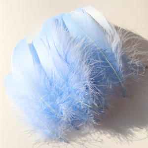 50 Pièces/Sac Plumes d'<span class=keywords><strong>oie</strong></span> colorées teintées pour remplissage <span class=keywords><strong>de</strong></span> boîtes cadeaux, accessoires <span class=keywords><strong>de</strong></span> photographie 9-15 cm - Product Image 3