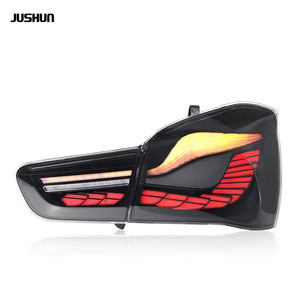 Jushun Led Tail <b>Lights</b> For Bmw 1 Series F20 F21 <b>Dragon</b> Scale Design Red Smoked Black Version 12V - Product Image 1