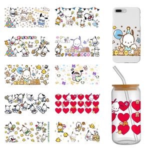 สติกเกอร์ติดแก้วน้ำ 20 ออนซ์ กันน้ำ เป็นมิตรกับสิ่งแวดล้อม ลายการ์ตูนสาวน้อยน่ารัก สไตล์คิวท์ ลายแมว 16 ออนซ์  แบบ UV DTF สำหรับหุ้มแก้ว - Product Image 3