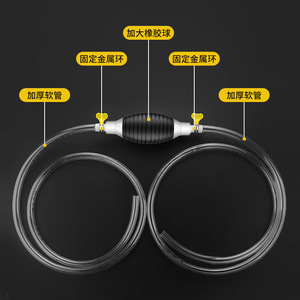 Extractor de aceite con bomba manual, bola de goma agrandada, fuerte succión, antideslizante, para mantenimiento automotriz - Product Image 4