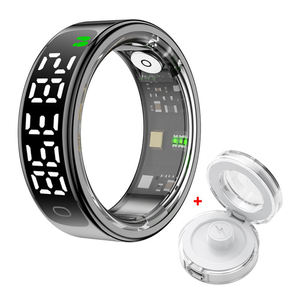 Newly Release Nordics Temperature Monitor 6-axis Accelerometer Health Tracker App Control 5 ATM Waterproof <b>Titanium</b> Smart <b>Ring</b> - Product Image 2