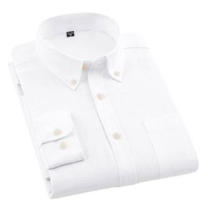 Camicie da uomo Oxford a maniche lunghe Casual bianco rosso <span class=keywords><strong>blu</strong></span> grigio verde Navy da uomo d'affari a manica lunga <span class=keywords><strong>camicia</strong></span> sottile abbottonata - Product Image 5