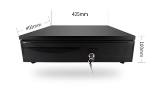 Boîte à billets ABS blanche à cinq compartiments 12V avec serrure, comptage et tri automatiques, pour usage bureautique et professionnel, pour clés, argent et espèces de <span class=keywords><strong>caisse</strong></span> - Product Image 2