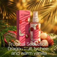 Parfum le plus vendu - Spray parfumé Litchi et Fruit du Dragon 100ml - Parfum fruité longue durée - En stock dès maintenant
