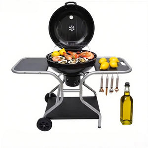 Venta caliente 22 pulgadas esmalte negro jardín barbacoa parrilla Premium herramienta de cocina al aire libre - Product Image 4