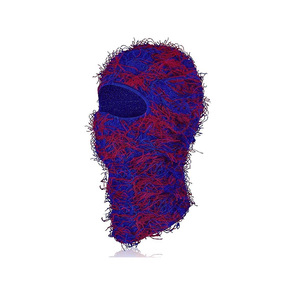 Cagoule tricotée à un trou, motif camouflage vieilli, style herbe, pour le ski - Product Image 5