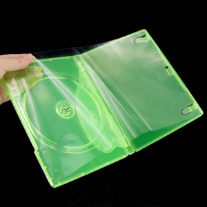 กล่องใส่แผ่นเกมส์ Xbox 360 แบบคู่ สีเขียว รุ่น SUNSHING Custom สำหรับใส่แผ่น CD/DVD  กล่องเก็บแผ่นวิดีโอเกมส์  วัสดุพลาสติก ป้องกันการกระแทก - Product Image 2
