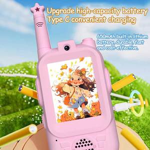 Walkie Talkies para Niños con Pantalla, Videollamada Interactiva, <span class=keywords><strong>Intercomunicador</strong></span> de Video para Niños con Interacción Entre Padres e Hijos - Product Image 4