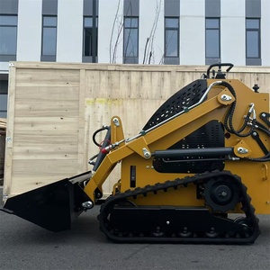 2025 giá rẻ Giá Hot Bán Skid chỉ đạo đa chức năng mini bánh xe Dumper CE EPA Mini Skid loader với 4 trong 1 <span class=keywords><strong>x</strong></span>ô để bán - Product Image 6