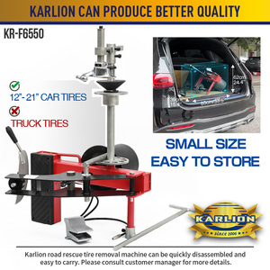 Karlion Phiên Bản Nhà Dễ Dàng Sử Dụng Xách Tay Khí Nén Lốp Changer Tự Động Sửa Chữa Công Cụ Cho Ngoài Trời Và Ở Nhà Lốp Sửa Chữa - Product Image 3