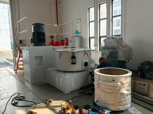 Fosita 200/500เครื่องผสมผงพีวีซีทรงกรวยสกรูคู่ความเร็วสูงเครื่องทำไอเย็นสเตนเลสสตีลอัตโนมัติ - Product Image 5