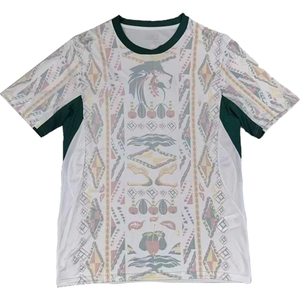 Maillots de football <span class=keywords><strong>Lions</strong></span> de Teranga Sngal Coupe d'Afrique de <span class=keywords><strong>Rugby</strong></span> 2025/2026 Sénégal - Unisexe 100% Coton Manches Courtes Respirant - Product Image 4