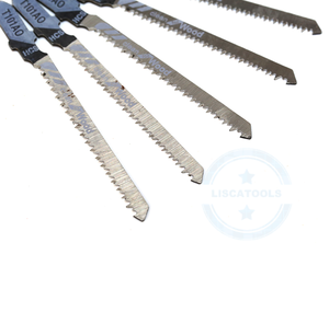 LISCA T101AO ensemble de 5 lames de <span class=keywords><strong>scie</strong></span> <span class=keywords><strong>sauteuse</strong></span> de haute qualité outil de coupe propre du bois 1.5-15mm - Product Image 3