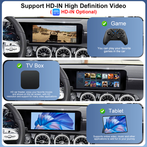 وحدة لاسلكية لتشغيل Apple CarPlay وAndroid Auto وMirrorLink وAirPlay مع التحكم الصوتي لسيارات مرسيدس بنز الفئة A W177 NTG6.0 2018-2022 - Product Image 4