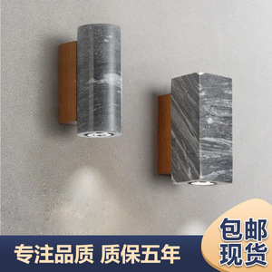 Lampe murale d'art design minimaliste de luxe moderne, salle à manger, couloir, chambre à coucher, motif marbré - Product Image 4