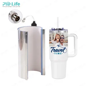 PYD Life 40oz Sublimation Water Bottle Tumbler Mug Heating Heat Press Attachment for Tumbler Press Machine
