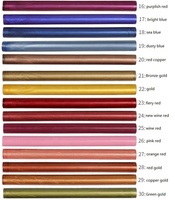 Bâtons de cire vintage or couleur dorée, mèches pour lettre d'affranchissement Bâton de sceau de cire classique Pistolet à colle chaude pour stampp