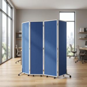 ZJ Modern Design Aluminum Adjustable Flexible Foldable Pin Board <b>Divider</b> <b>Screen</b> for School-Commercial Use - Product Image 4