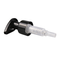 Pompe distributrice de savon en plastique 24/410 28/410, couvercles de pompe à lotion avec verrouillage gauche-droite