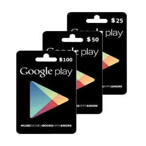 충전 $100 Google Play 기프트 카드를 Gmail로드 된 계정으로