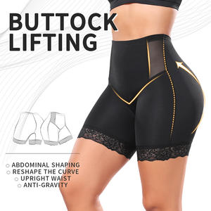 Pantalones cortos con faja <span class=keywords><strong>para</strong></span> el cuerpo <span class=keywords><strong>de</strong></span> cintura alta <span class=keywords><strong>para</strong></span> <span class=keywords><strong>mujer</strong></span>, bragas con Control <span class=keywords><strong>de</strong></span> barriga con levantamiento <span class=keywords><strong>de</strong></span> glúteos <span class=keywords><strong>para</strong></span> vestido, transpirables con encaje decorado - Product Image 2