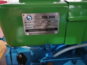 Moteur diesel 6HP à refroidissement par eau, démarrage électrique manuel, prix usine R175 - Product Image 5