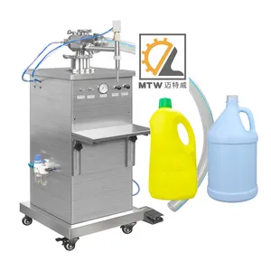 MTW semi-auto one/two head liquid/paste cosmetics filling machine semi automatic